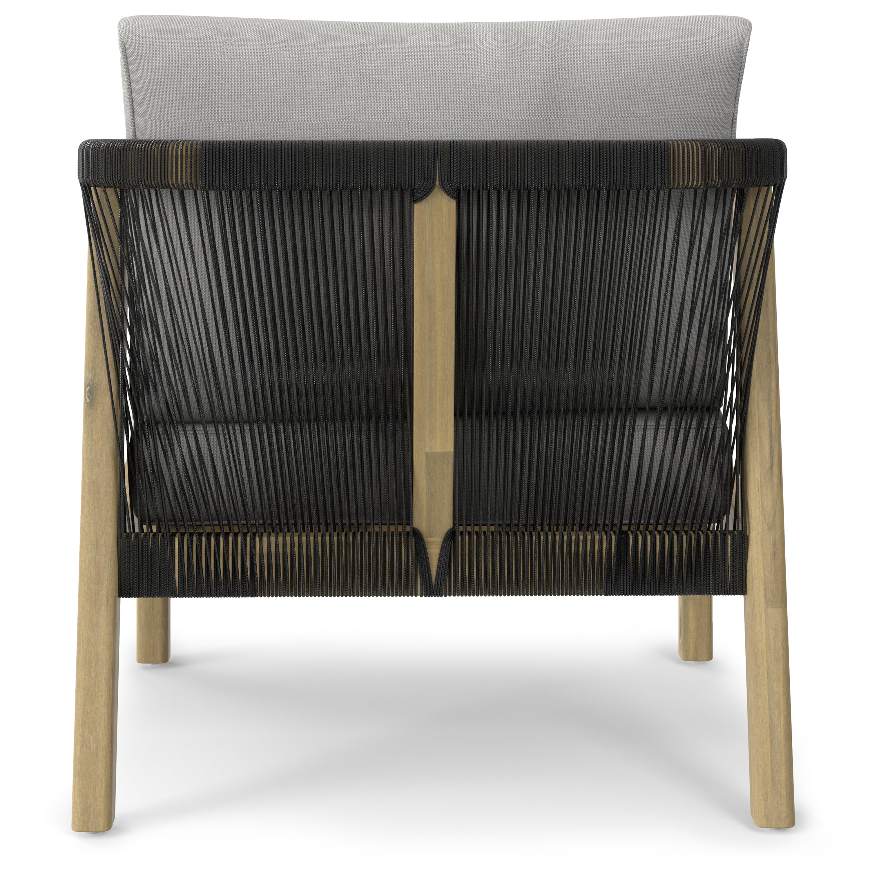 Palmetto Outdoor Conversation Chair (Set of 2) - Stone