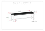 Dahlia Outdoor Indoor Bench