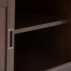 Draper 60 Inch Wide Solid Wood Mid Century Low TV Stand