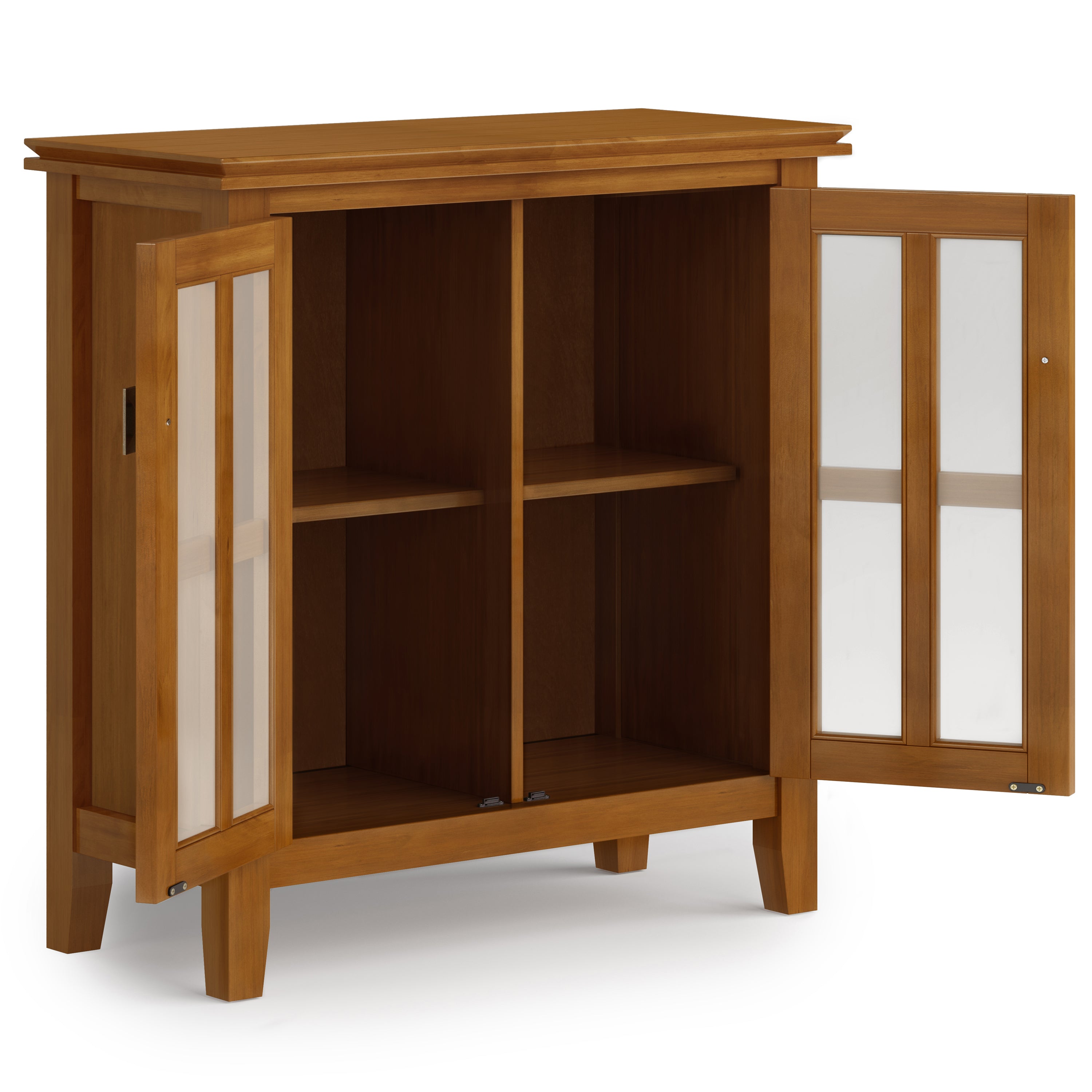 Artisan 30" Wide Solid Wood Low Storage Cabinet in Light Golden