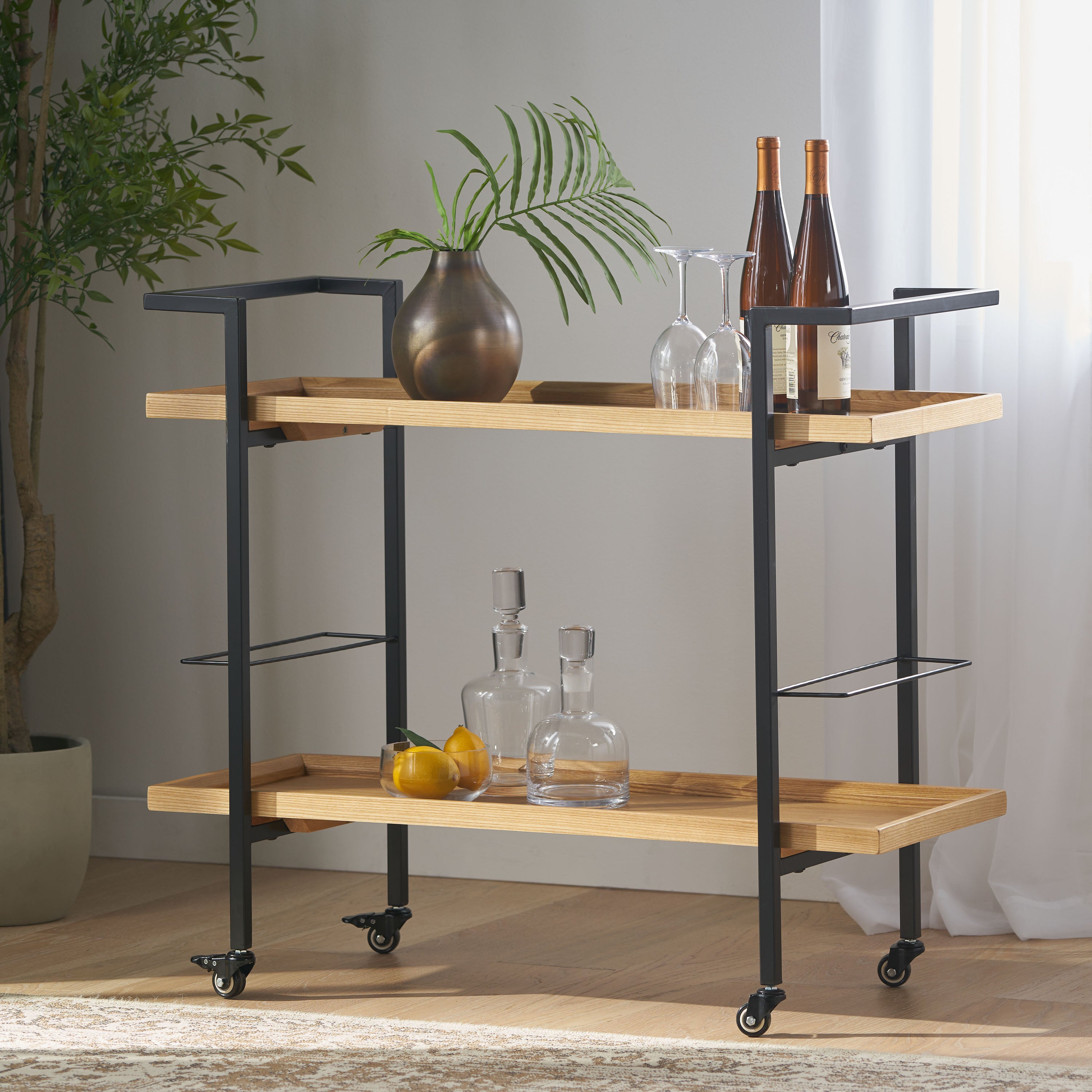 Modern Industrial Bar Cart