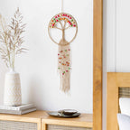 Mapua Colorful Beaded Macrame Wall Hanging Decor - Clearance
