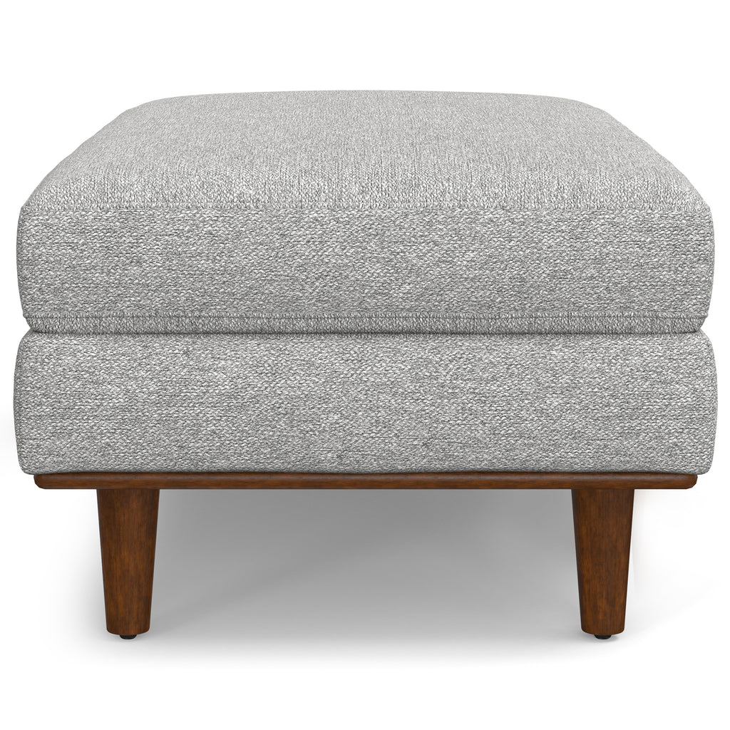 Morrison Large Rectangular Ottoman in Mist