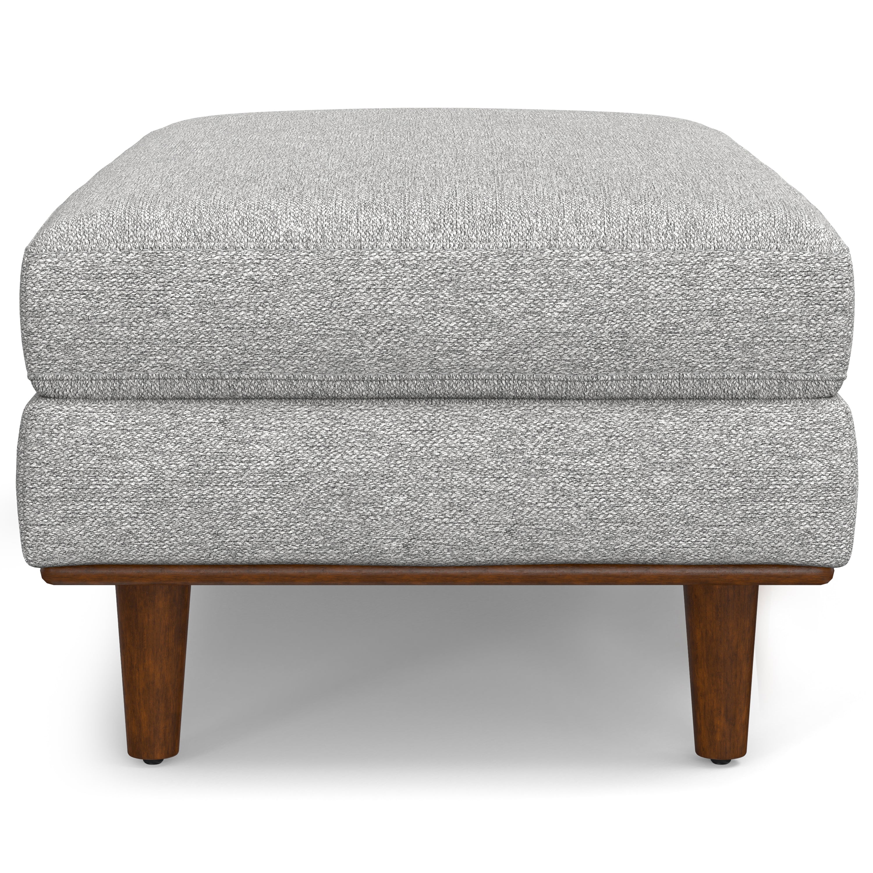Morrison Large Rectangular Ottoman in Mist
