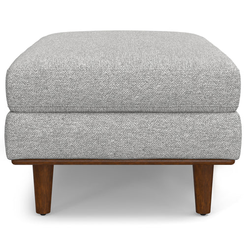 Morrison Large Rectangular Ottoman in Mist