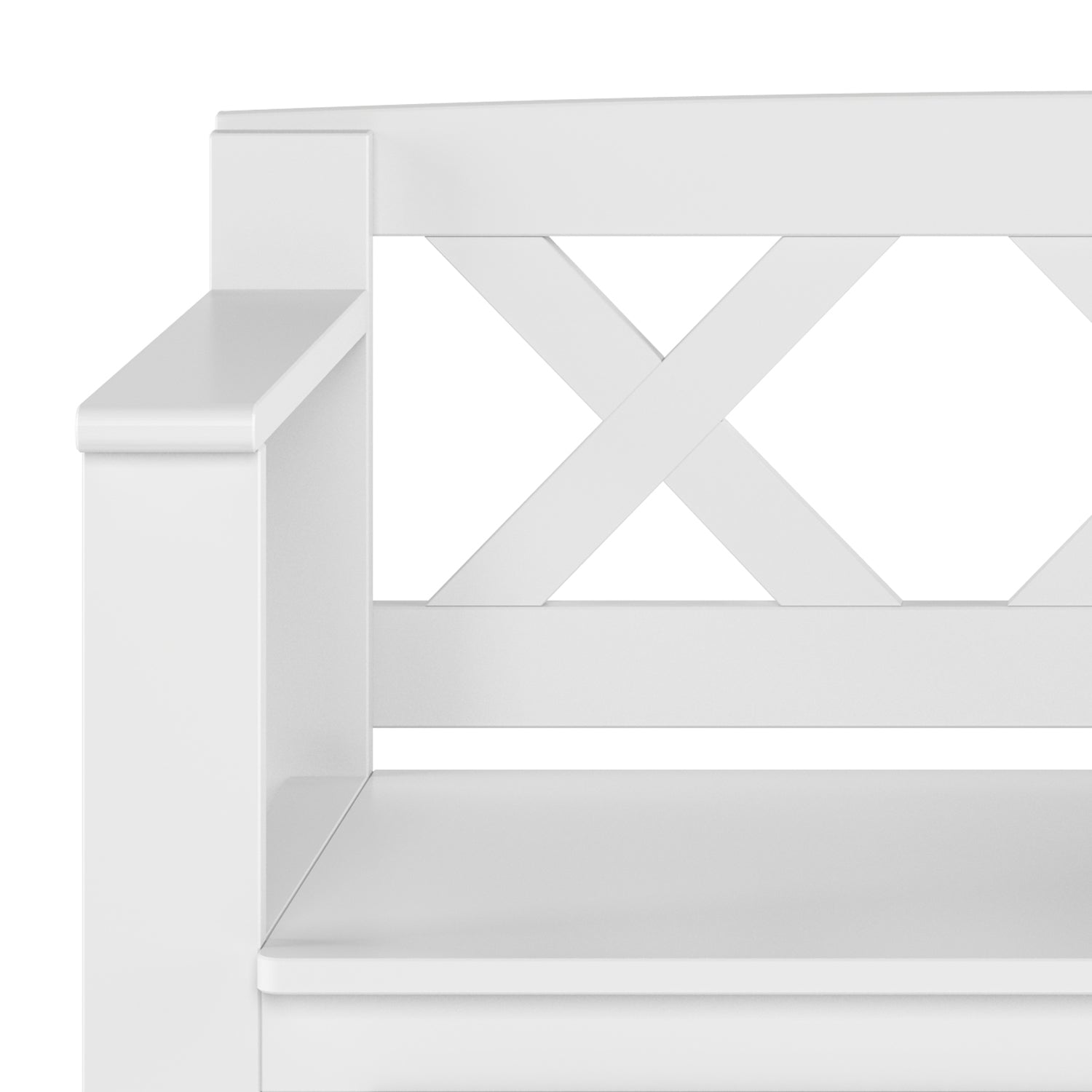 Amherst Solid Wood 36 inch Wide Transitional Entryway Storage Bench