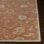 Logville Hand Tufted Rust 1119 Wool Rug