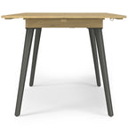 Beachside Outdoor Extendable Dining Table - Light Teak