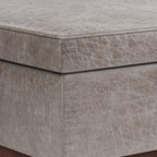 Owen 42 Inch Wide Lift Top Large Coffee Table Storage Ottoman