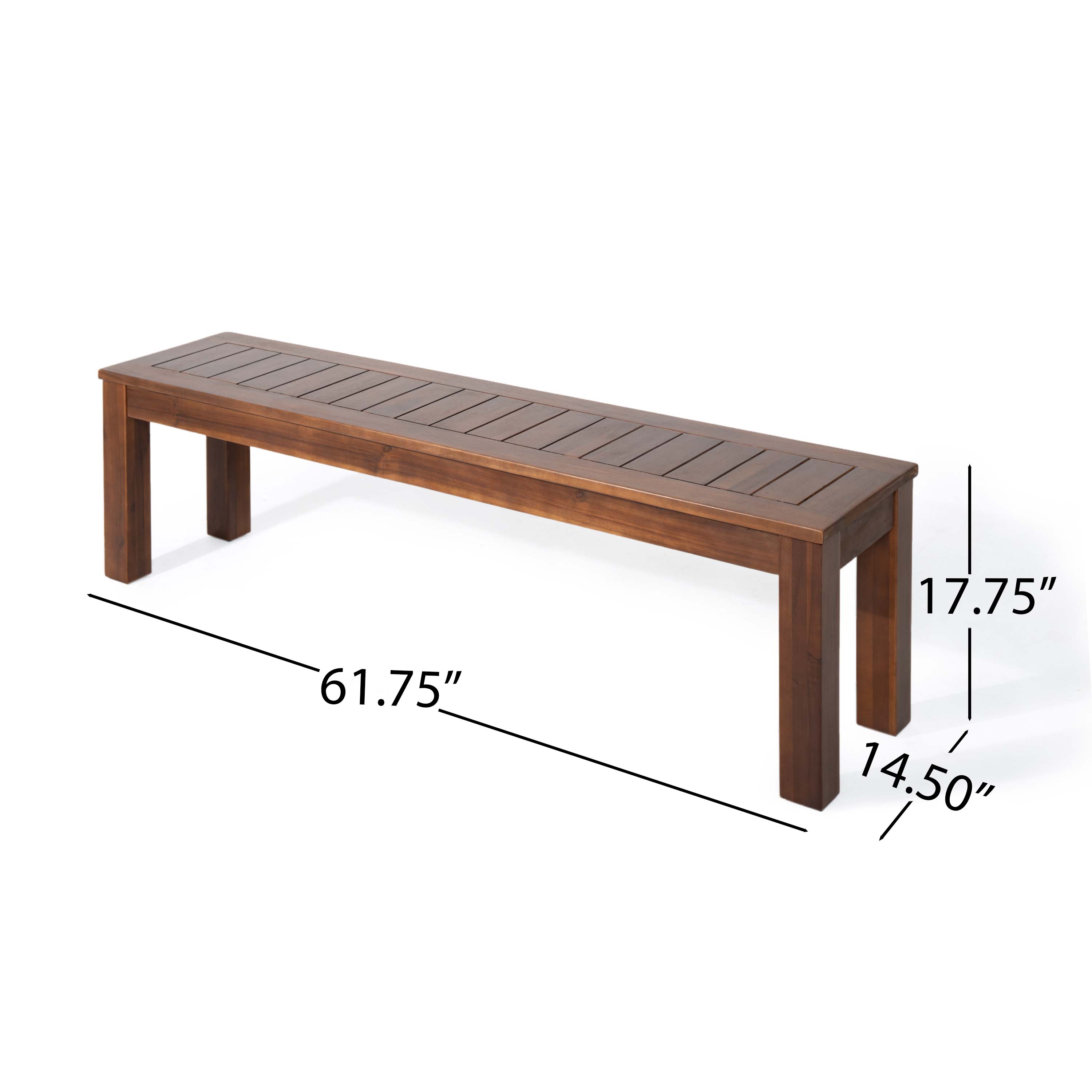 Manila 61.75'' Bench Set Of 2