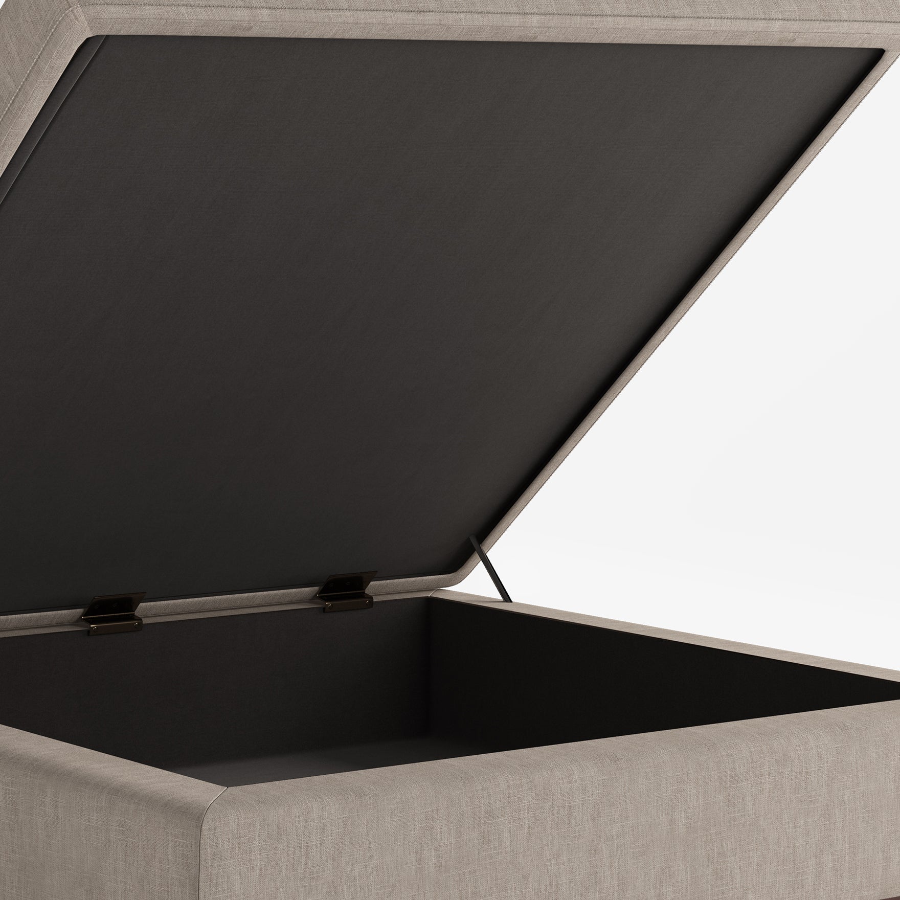 Owen 36 Inch Wide Square Coffee Table Storage Ottoman