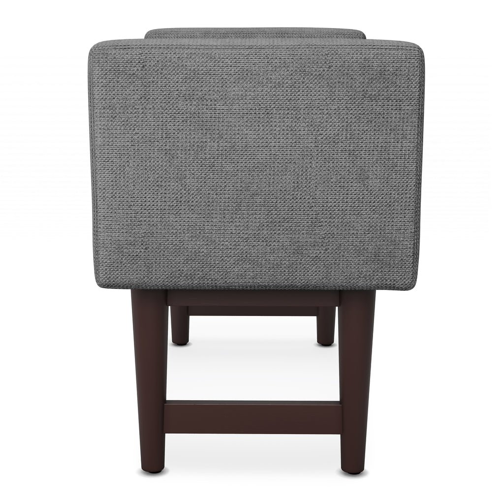 Scott Small Ottoman Bench - Pewter
