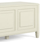 Connaught 51 Inch Wide Solid Wood Storage Bench Trunk in Antique