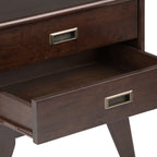 Draper - Mid Century Side Table - Medium Auburn