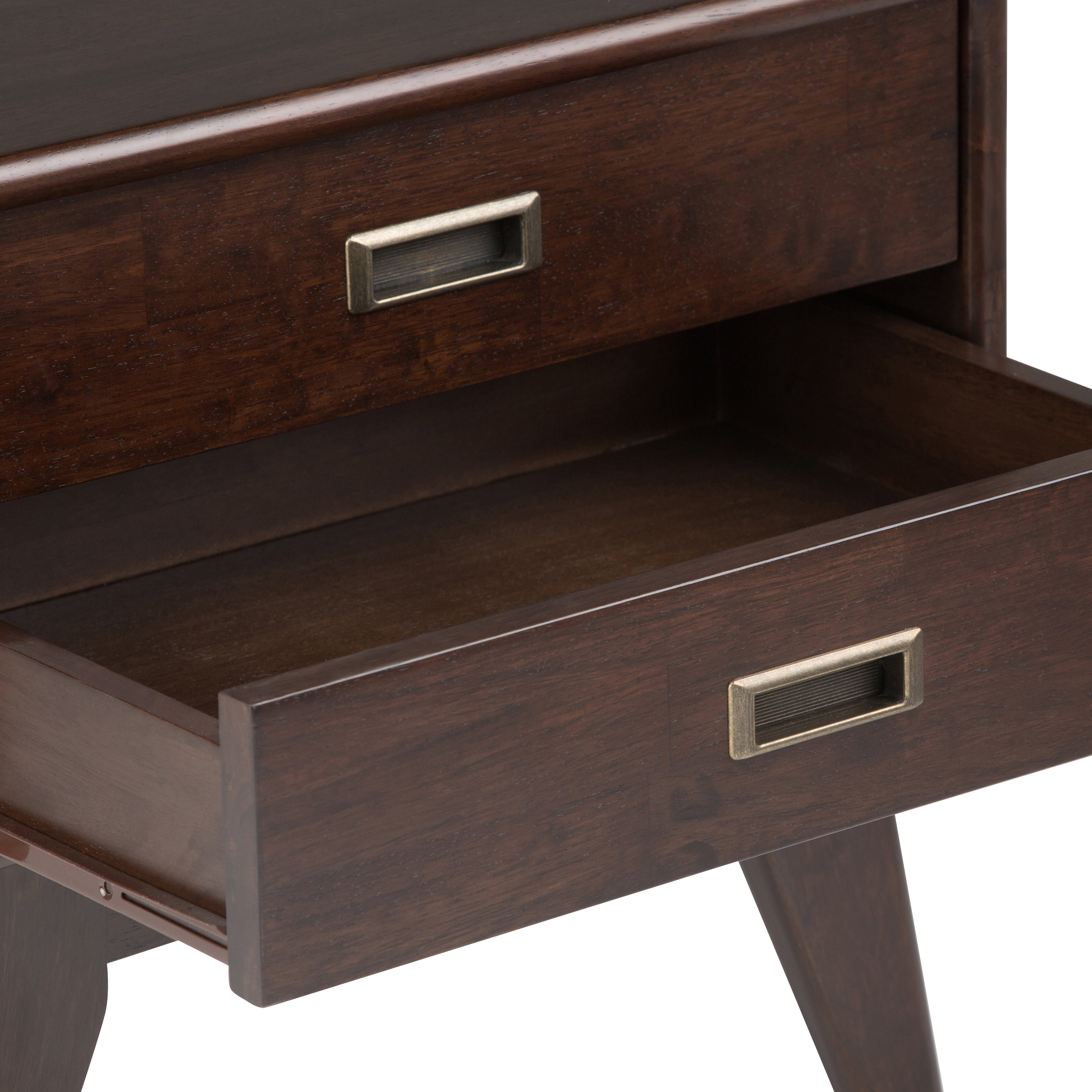 Draper - Mid Century Side Table - Medium Auburn
