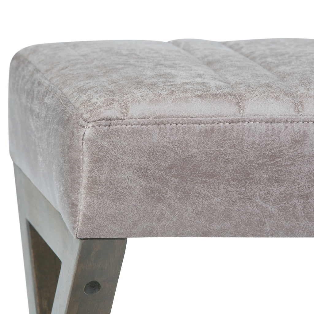 Salinger Large Ottoman Bench - Distressed