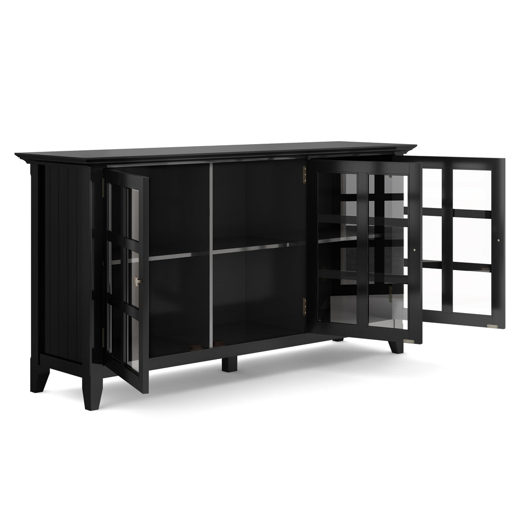 Acadian 62 Inch Wide Solid Wood Wide Storage Cabinet