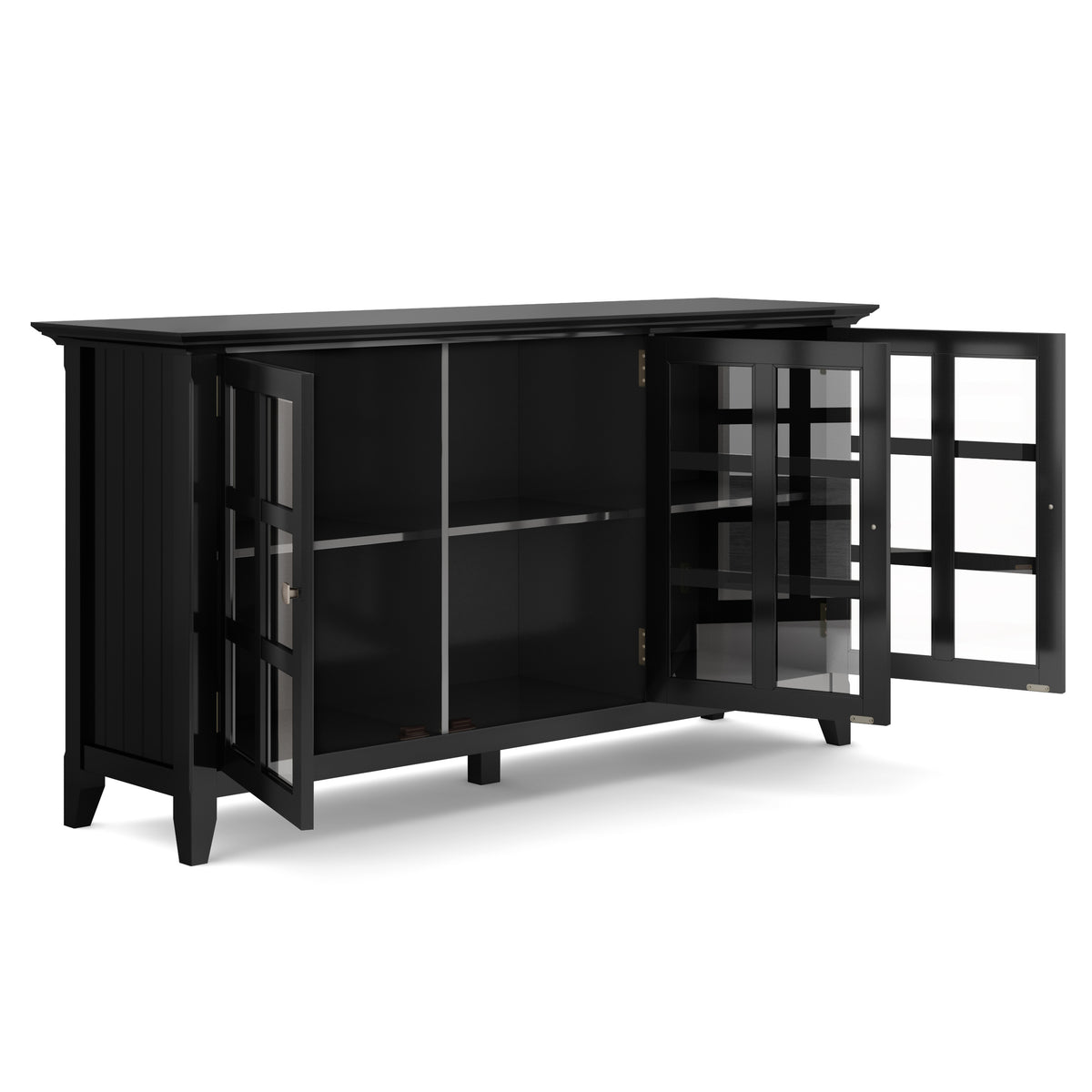 Acadian 62 Inch Wide Solid Wood Wide Storage Cabinet