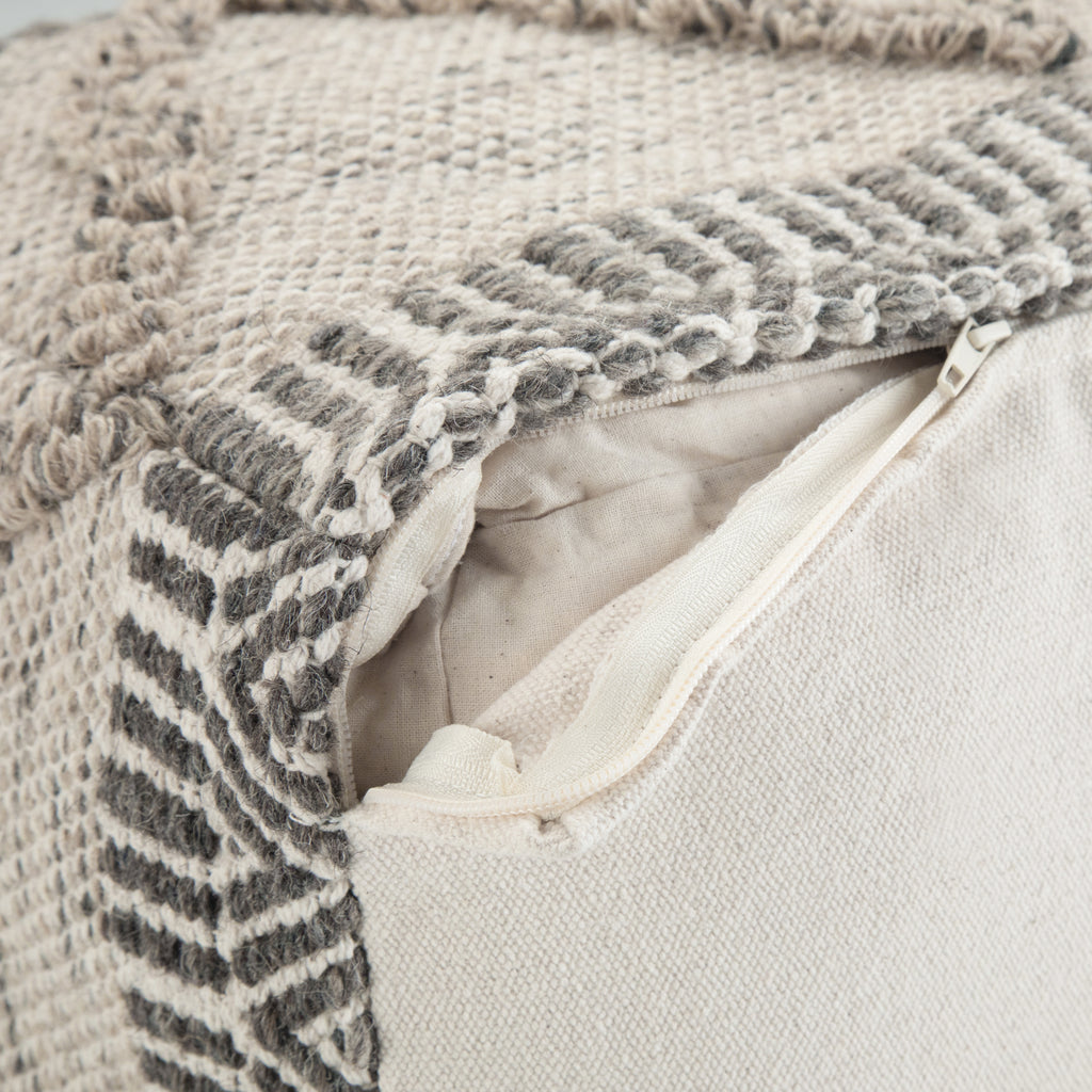 Sweeney 18 Inch Wide Square Pouf