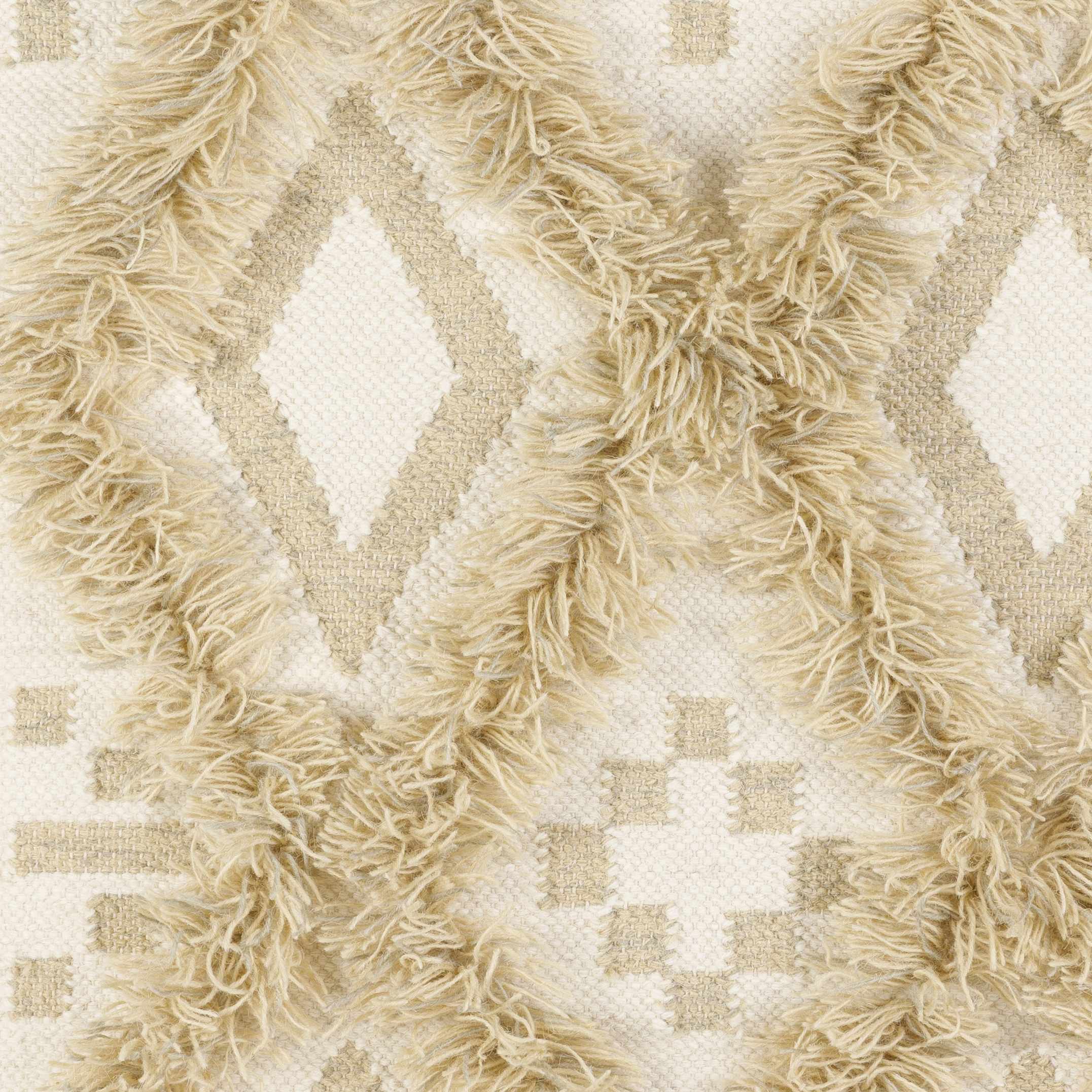 Malay Cream Diamond Fringe Wall Hanging - Clearance