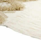 Malay Cream Diamond Fringe Wall Hanging - Clearance