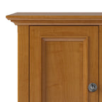 Amherst 72 Inch Wide Solid Wood TV Stand in Light Golden