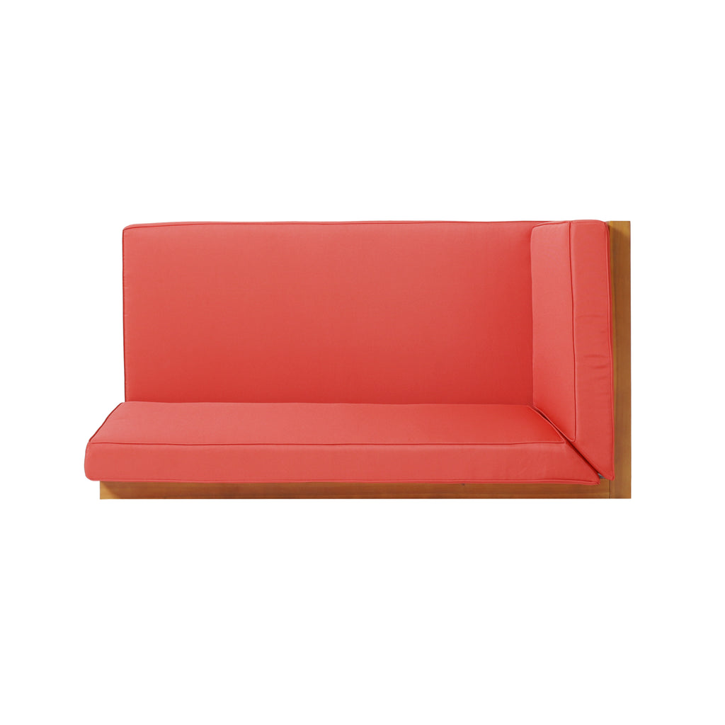 Brava X-Back Corner Bench-L with Coffee Table