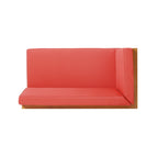Brava X-Back Corner Bench-L with Coffee Table