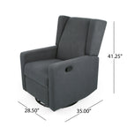 Swivel Recliner Chair for Small Spaces