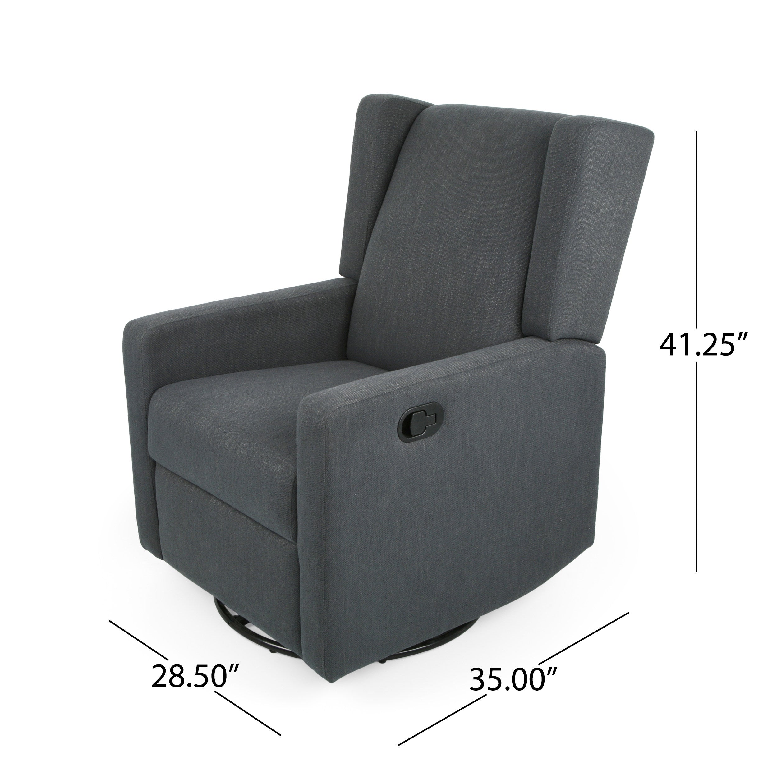 Swivel Recliner Chair for Small Spaces