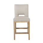 27 Inch Counter Stools, Set of 2, Fabric