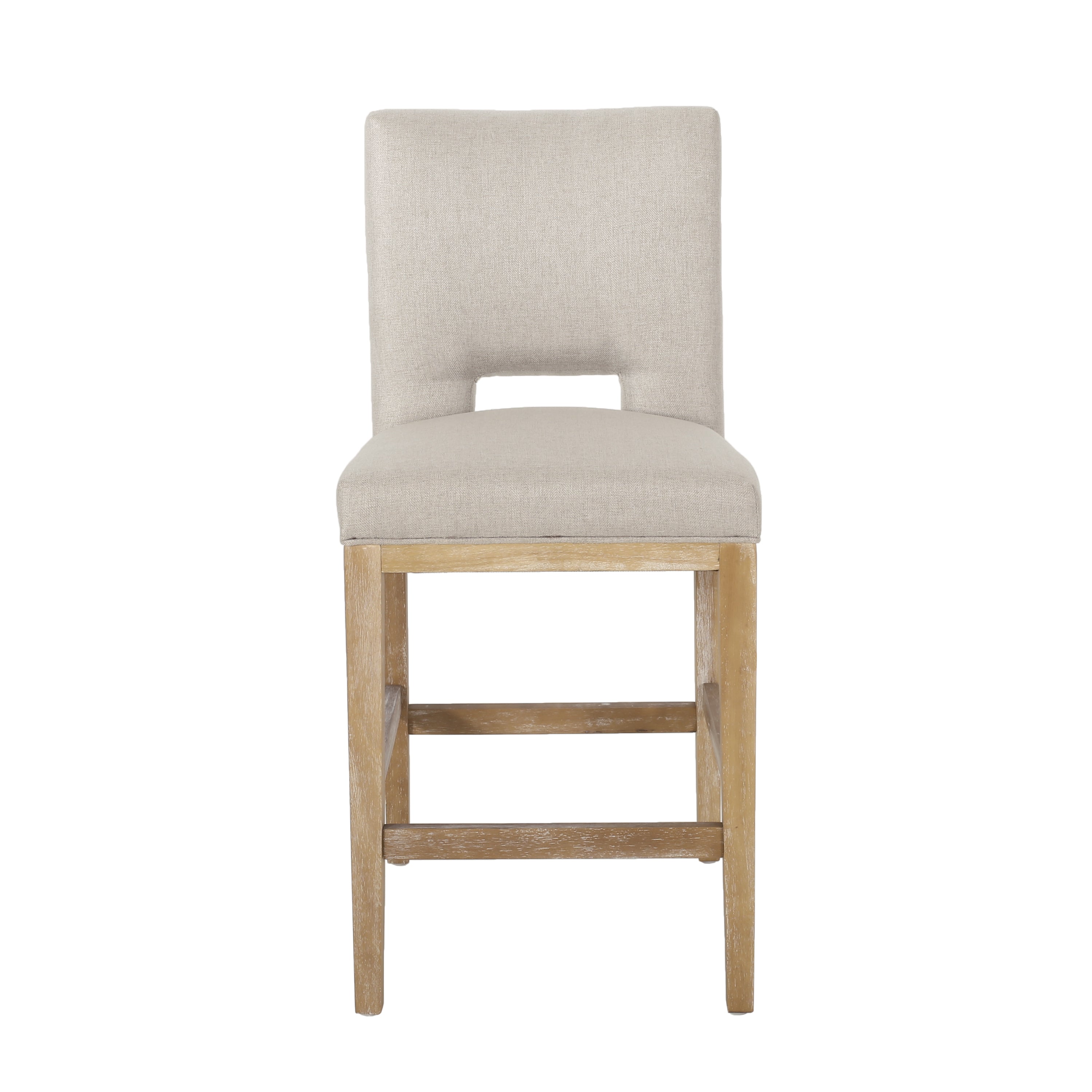 27 Inch Counter Stools, Set of 2, Fabric