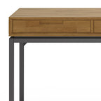 Banting - Mid Century Wide Desk - Medium Saddle