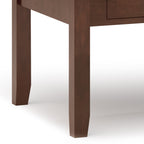 Artisan 46 Inch Wide Solid Wood Lift Top Coffee Table in Russet