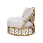Patio Furniture Outdoor Daybed with Wicker Rattan