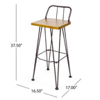 Denali Industrial Wood And Metal Bar Set