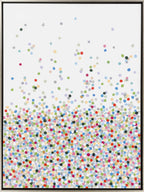 Nelse Multicolor Polka Dot Pattern Wall Art - Clearance