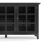 Acadian 62 Inch Wide Solid Wood Wide Storage Cabinet
