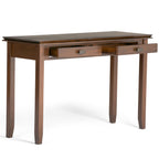 Artisan 46 Inch Wide Solid Wood Console Sofa Table in Russet