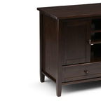 Warm Shaker 47 Inch Wide Solid Wood TV Stand in Tobacco
