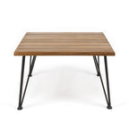 Zion Industrial Wood And Metal Coffee Table