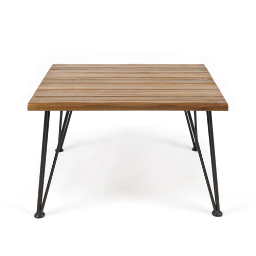 Zion Industrial Wood And Metal Coffee Table