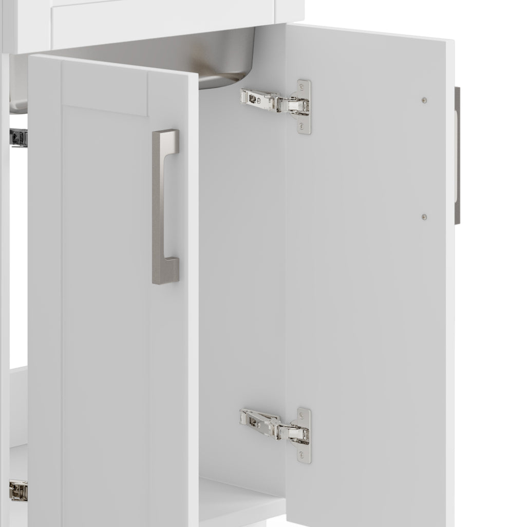 Hennessy Deluxe 20" Laundry Cabinet with Faucet and Stainless Steel Sink