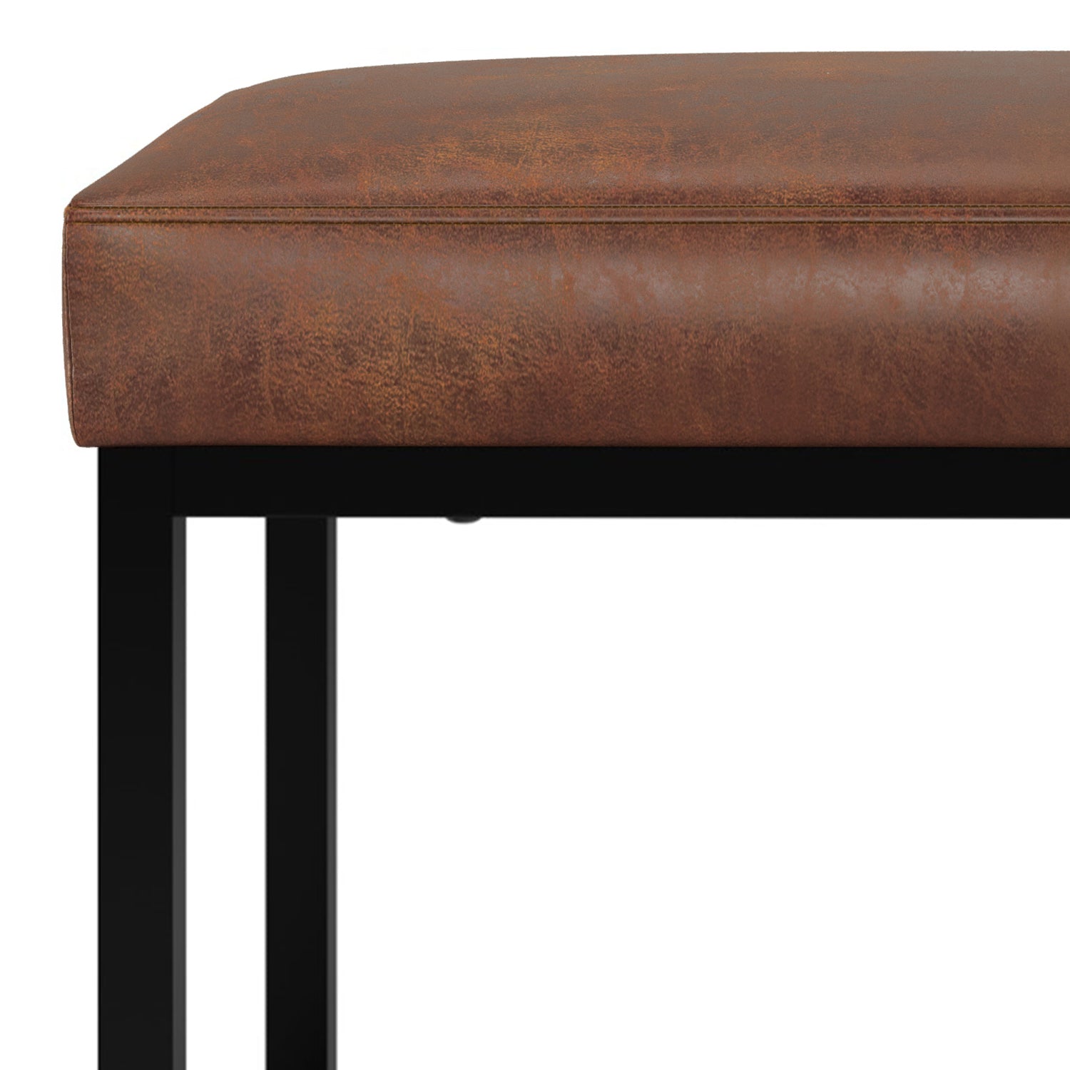 Reynolds Small Bench - Distressed Saddle