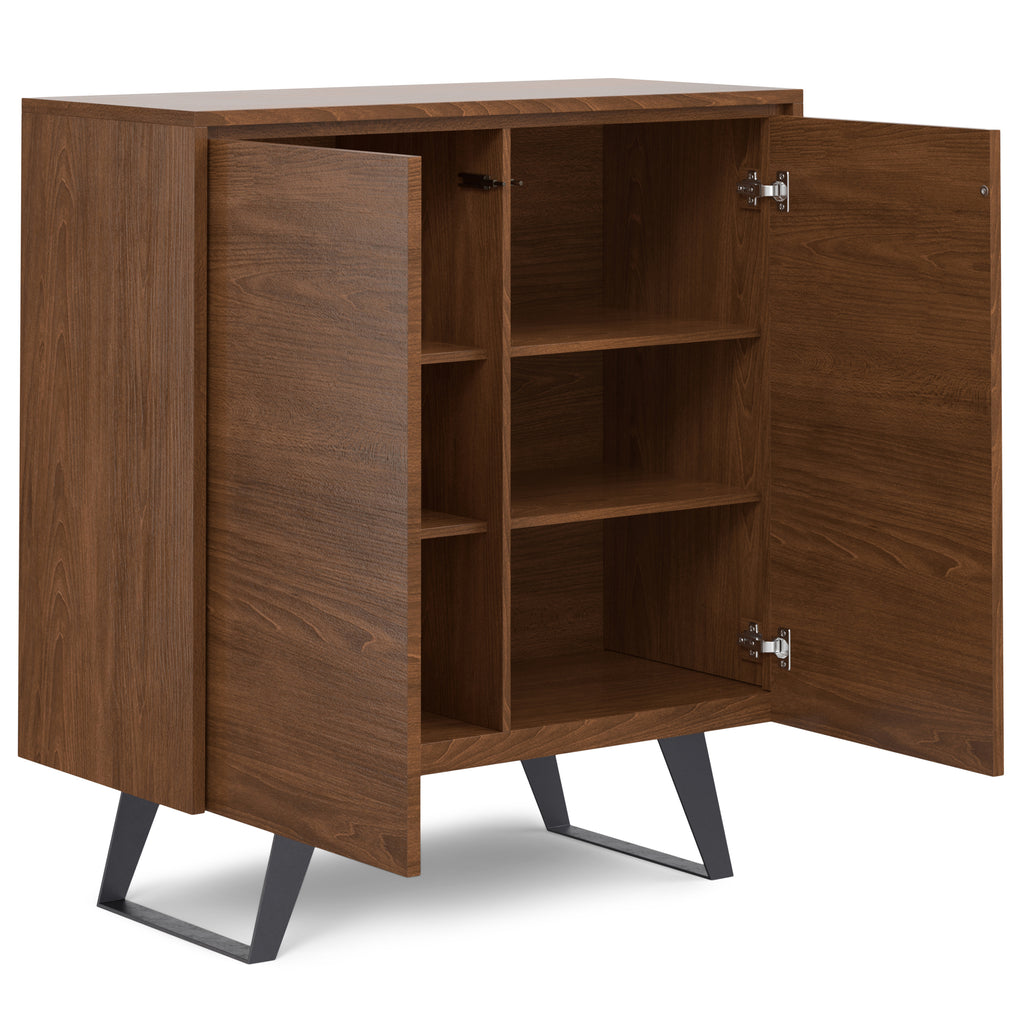Lowry 39 Inch Wide Solid Wood Medium Storage Cabinet