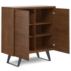 Lowry 39 Inch Wide Solid Wood Medium Storage Cabinet