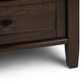Warm Shaker 36 Inch Wide Solid Wood Square Coffee Table