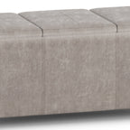 Avalon 42 Inch Wide Storage Ottoman in Distressed