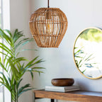 Unionport Rattan Ceiling Lighting - Clearance