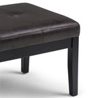 Lacey - Tufted Ottoman Bench - Distressed